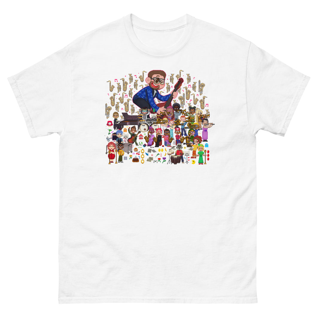 8BBB Band Art - White